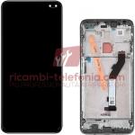 Display per Xiaomi Redmi K30/Poco X2 (Ori. Rigenerato - Silver - Con frame)