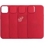 Set da 4 custodie Silicone Case per iPhone 13/13 mini/13 Pro/13 Pro Max ((PRODUCT) RED)